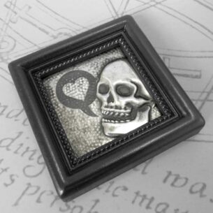 Black Metal Valentine: Talking Skull (Sm)